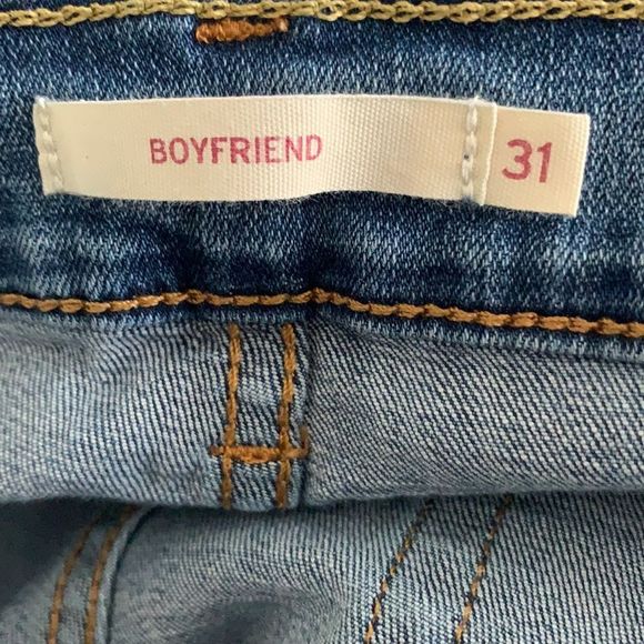 Levi’s Boyfriend Jean with Stretch Womens Sz 31 / 27 - Picture 6 of 10